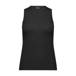NEW MINNIE ROSE women's supima cotton cashmere tank in black